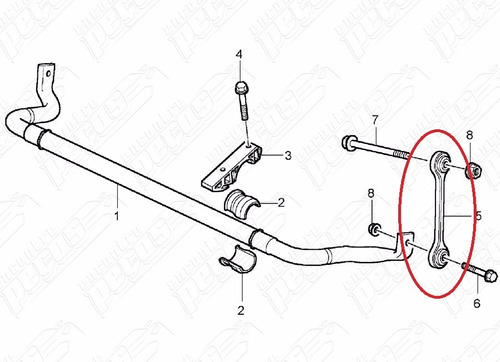 Bieleta Dianteira Touareg 3.6 Tdi 2011-2016 Original