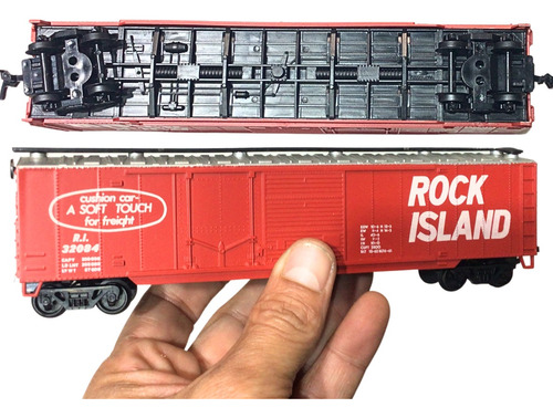 Vagon De Carga 1/87 Ho Model Power Rock Island Box Car