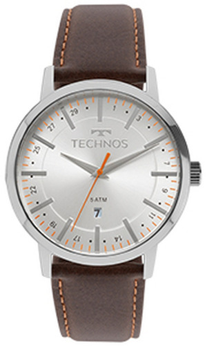 Relogio Masculino Pulseira De Couro Technos 2115mmh/1b