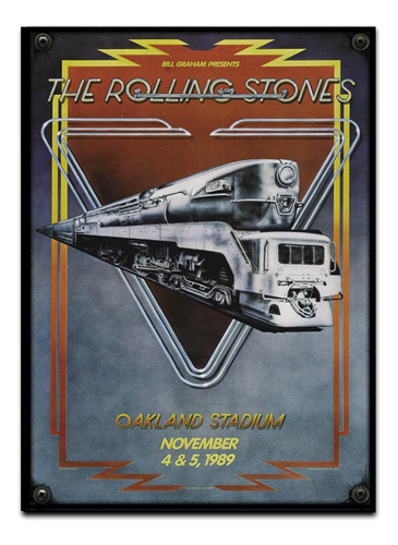 #707 - Cuadro Decorativo Vintage 30 X 40 - Rolling Stones