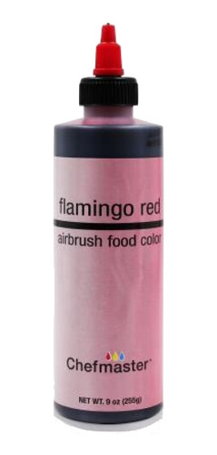 Colorante Comestible Aerógrafo Rojo Flamingo 9oz -chefmaster