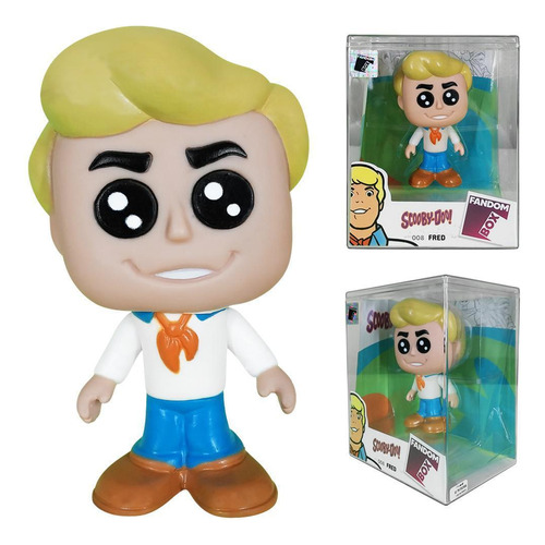 Boneco Fred Scooby-doo Fandombox Brinquedo Articulado Com