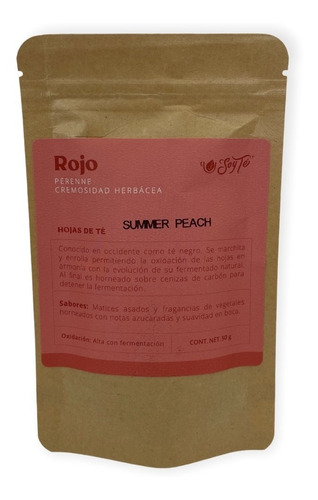 Té Rojo Summer Peach 50g Soy Té