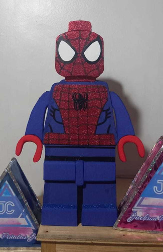 Piñata Spiderman Hombre Araña Selfie Cotillones Chupetera