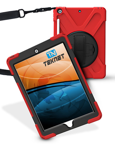 Funda Teknet Para iPad 9 10.2 Case Correa Rudo 9ª 8ª Gen 9 8