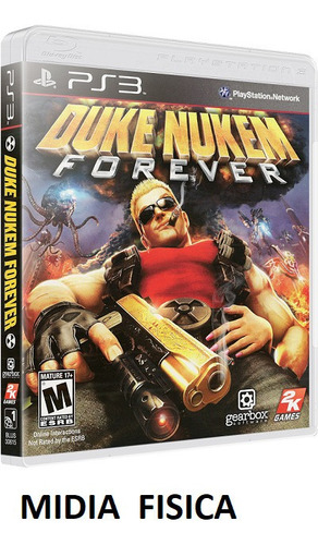 Jogo Ps3 - Duke Nukem Forever Mídia Física