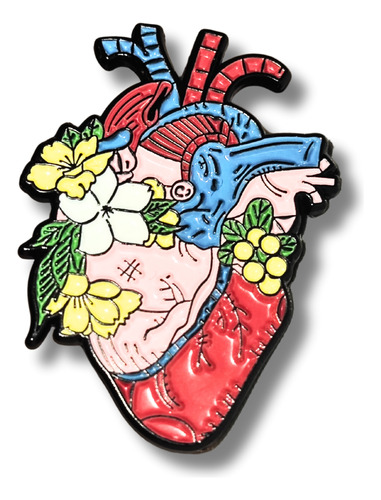 Broche Corazón Anatomico, Regalo Para Doctora, Cardióloga