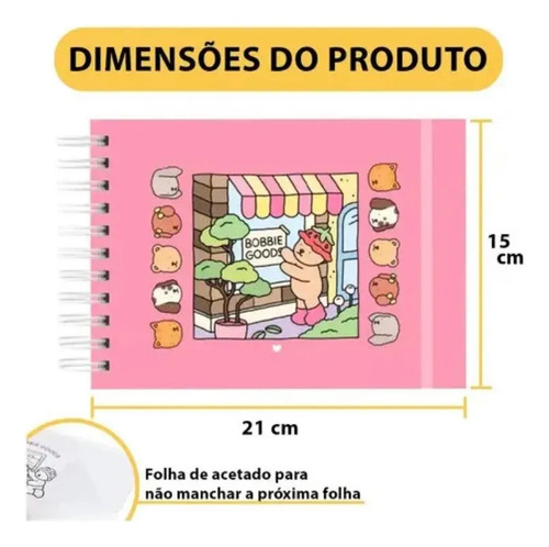 Libro De Colorear Bobbie Goods, Libro De Dibujo A, 2 Unidade