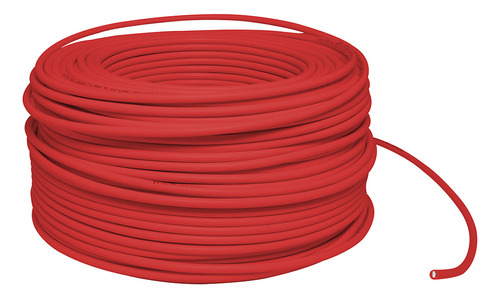 Cable Eléctrico Thw Calibre 10, 100 M Color Rojo Surtek Cubierta Negro