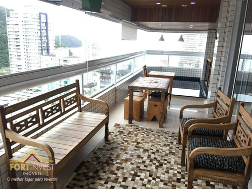 Imagem 17 de 30 de Apartamento Com 4 Dormitórios Porteira Fechada À Venda, 205 M² Por R$ 1.950.000 - Canto Do Forte - Praia Grande/sp - Ap3998