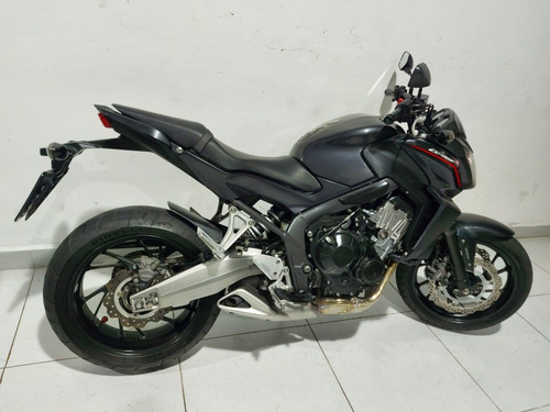 Imagem 3 de 12 de Honda Cb 650 F Abs Preta 2015