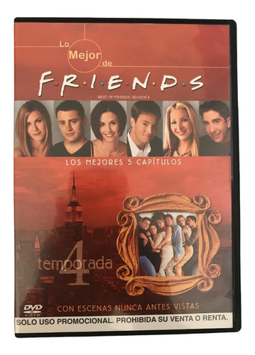 Dvd Original Lo Mejor De Friends Temporada 4 Joey Chandler