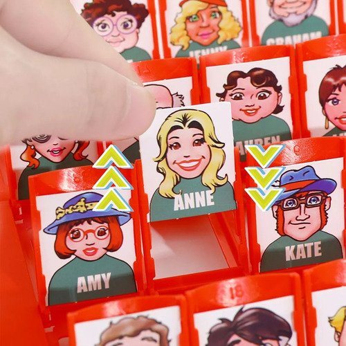 Juego De Mesa ¿adivina Quién? Juego De Tablero Juego Dos