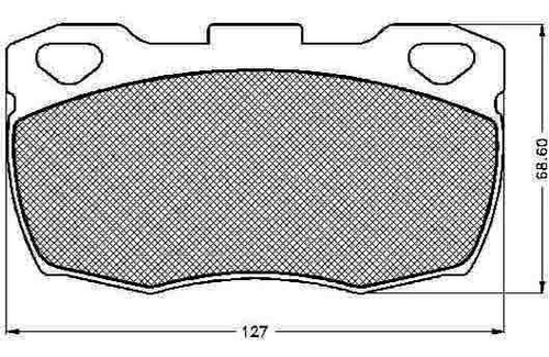 Pastilla De Freno Land Rover Defender I 2.5 - 3.5 (furgon -