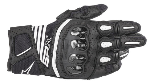 Guantes De Moto Alpinestars Sp-x Air Carbon V2 Negro/ Blanco