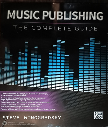 Music Publishing The Complete Guide Steve Winogradsky Libro
