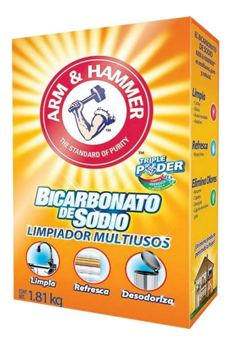 Bicarbonato De Sodio Multiusos Arm & Hammer 1.81kg