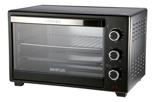 Imagen 3 de 4 de Horno de mesa eléctrico Smartlife SL-TO0040 40L negro 220V-240V