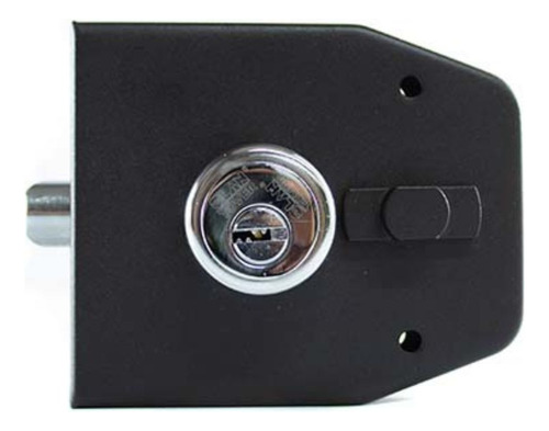 Cerradura Sobreponer Tover Texturada S100t Alta Seguridad Color Negro