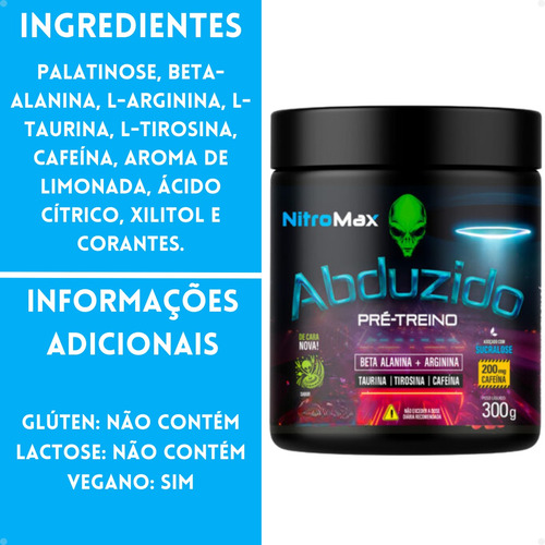 Combo 100 Abduzido Pré Treino