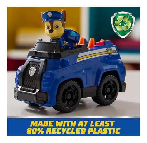 Paw Patrol Camión Policía Figura Marshall Colección / J Chase