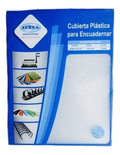 Pastas Para Engargolar Zebra T/c Pack 150 Pzs V/colores