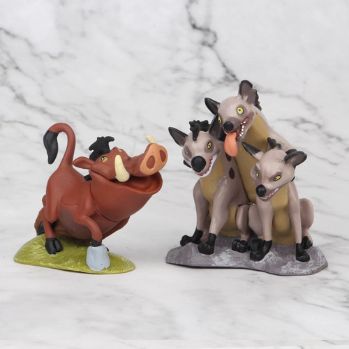 (9 Piezas) El Rey León Simba Nala Mufasa Figura Modelo Jugue