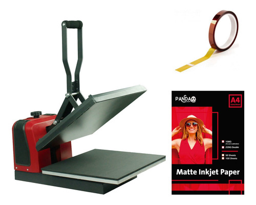 Maquina Sublimar Estampar 38 X 38 + Cinta Term + Papel Pro B