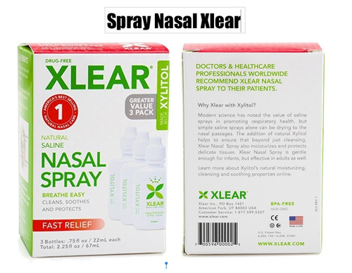 Spray Xlear Nasal Xylitol Paquete 3 Xtm P