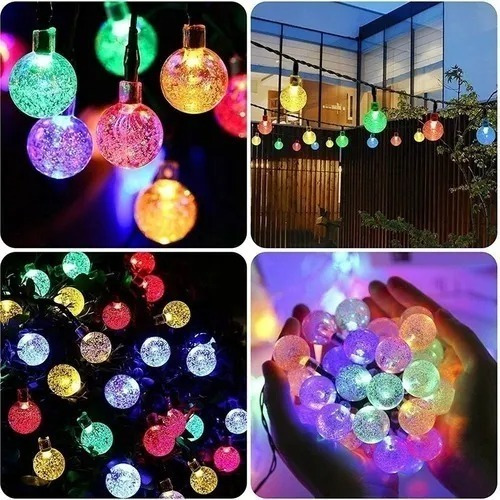 Imagen 2 de 4 de Serie De Luces Navideñas Led Multi Color Decoración