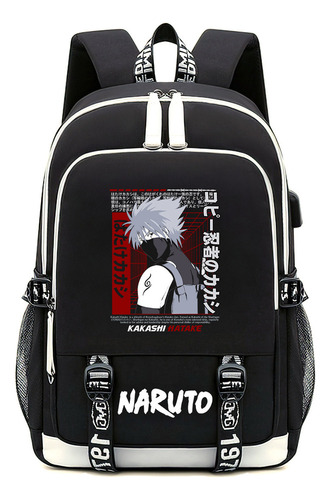 For Naruto Ni?os De For Mochila Mochila Kakashi Escolar
