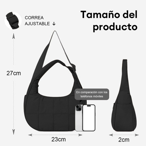 Bolso De Mujer Con Correas Ajustables Para Un Solo Hombro