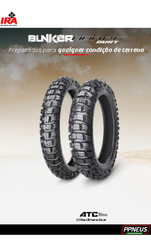 Pneu Ira Dust 90/90 Aro 21 Tt Dianteiro Falcon / Tornado