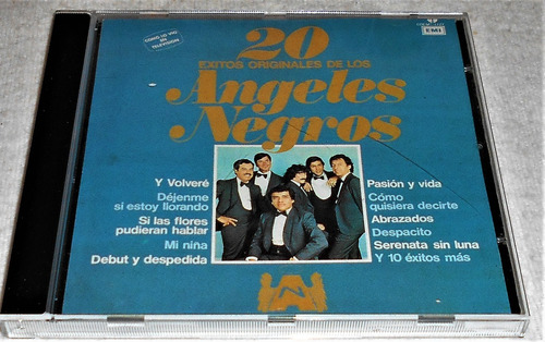 Cd Ángeles Negros / 20 Éxitos Originales De Los / 1a Edición