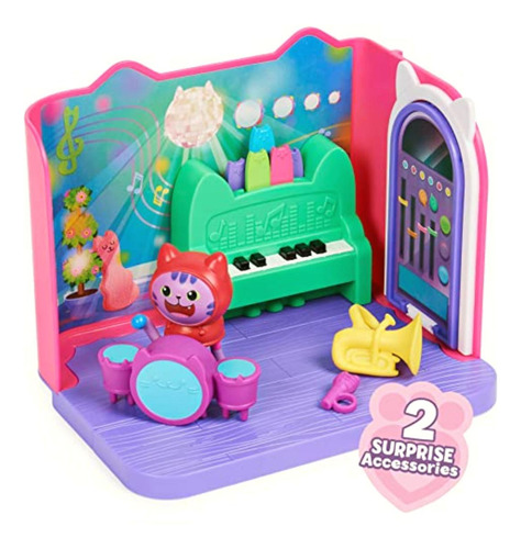 Gabby's Dollhouse, Groovy Music Room Con Figura De Daniel