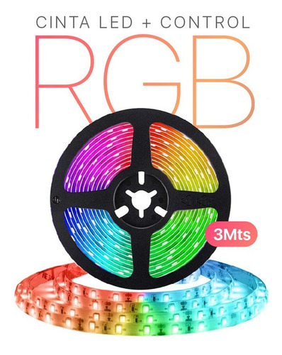 Tira LED veoquiero 5050 5050 RGB 3m 220V IP64