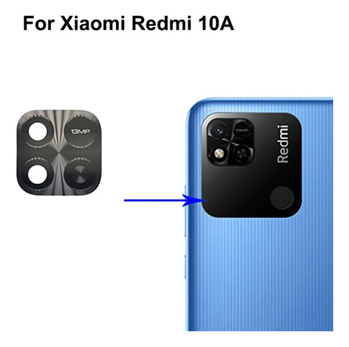 Mica Lente Visor Camara Trasera Xiaomi Redmi 10a Nuevo