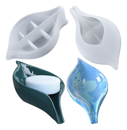 Molde De Resina De Silicona For Jabonera Bandeja De Jabón