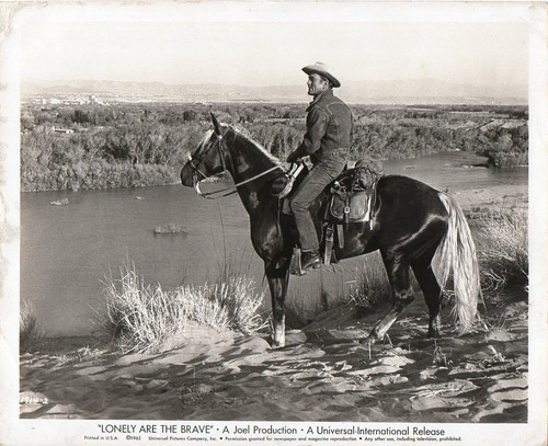 Foto Original Lonely Are The Brave Kirk Douglas Impreso Usa