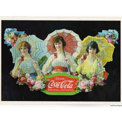 Carteles Antiguos En Chapa Gruesa 20x30cm Coca Cola Dr-351