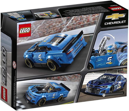 Set de construcción Lego Speed Champions Chevrolet Camaro ZL1 race car 198 piezas  en  caja