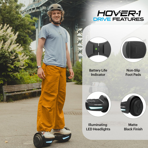 Hoverboard Eléctrico Hover-1 Drive, Velocidad Máxima De 7 Mp