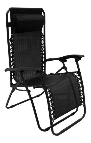 Imagen 2 de 8 de Reposera Silla Gravedad Cero Reclinable Plegable Playa Jardi