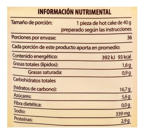 Harina Para Hot Cakes San Blas De 900 Gr Caja Con 10 Piezas