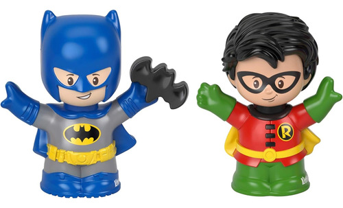 Fisher-price Little People Dc Super Friends - Juego De 7 Fig