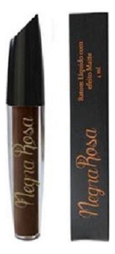 Batom Líquido Matte Bisa 4ml Negra Rosa