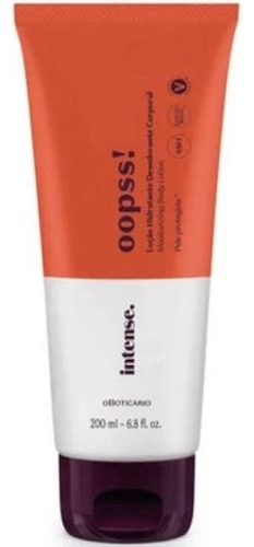 Loção Desodorante Hidratante Corporal Intense Oopss! 200ml