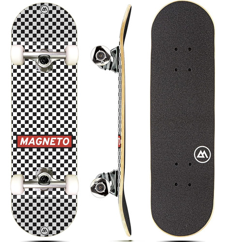 Complete Skateboard | 9-layer Maple Wood | Abec 5 Bearings, 