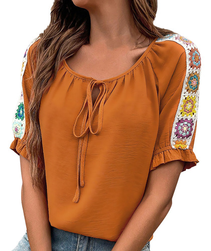 Jersey Cómodo De Manga Corta A La Moda De Verano Para Mujer
