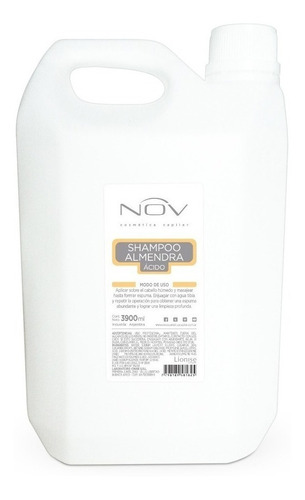 Shampoo Nov Almendra Acido Nutricion Ideal Color X 3900 Ml